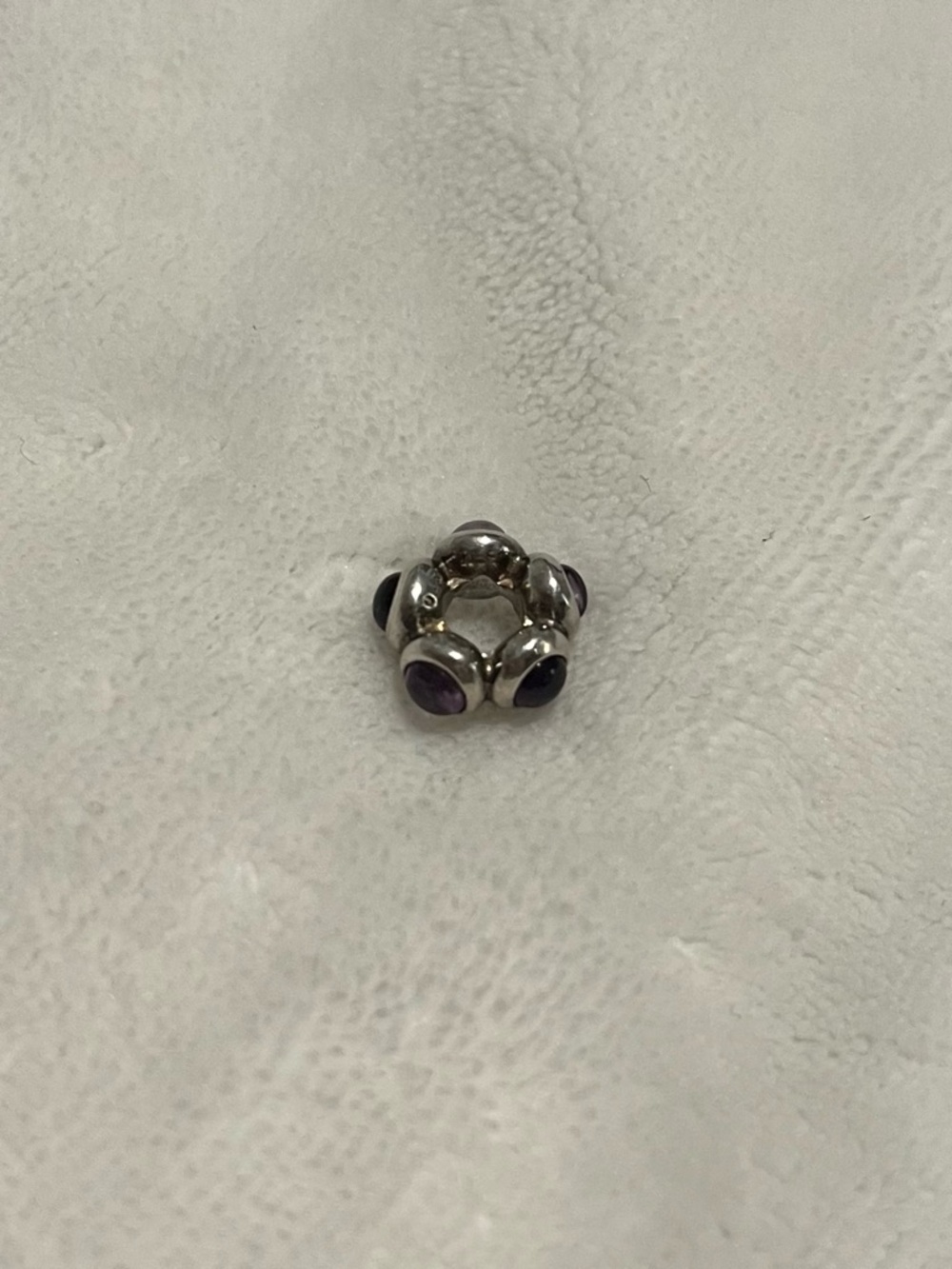 Pandora Amethyst Spacer Charm